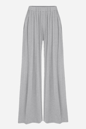 Stretchy Wide-Leg Pants