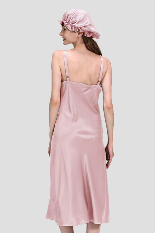 100% Mulberry Silk Elegant Night Dress