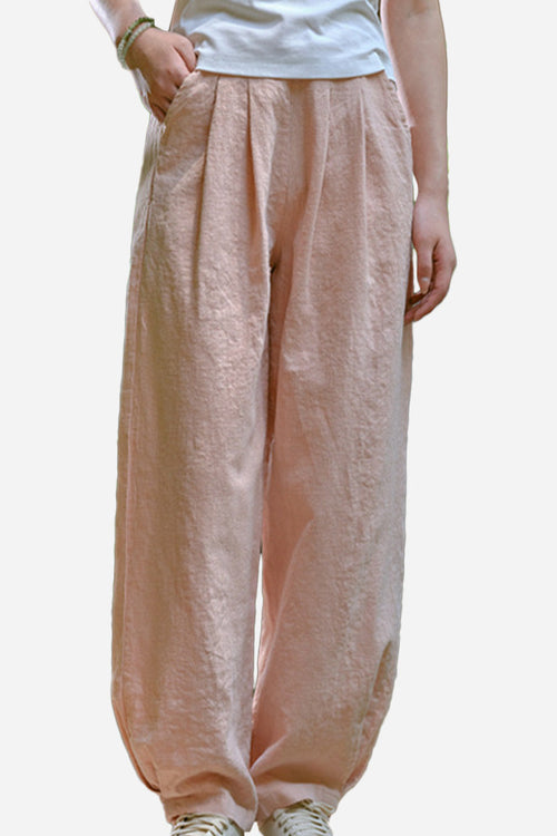 Ramie Linen Cotton Pants