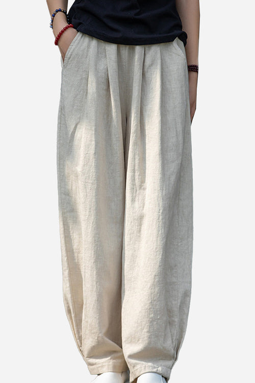 Ramie Linen Cotton Pants