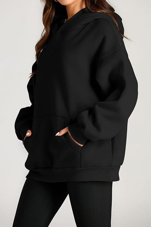 Oversized Fleece-Lined Hoodie