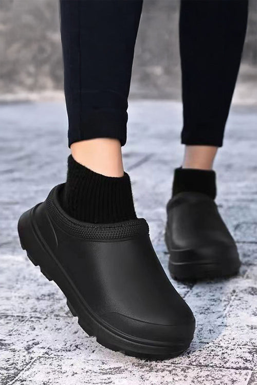 Fleece-Lined Comfort Clogs