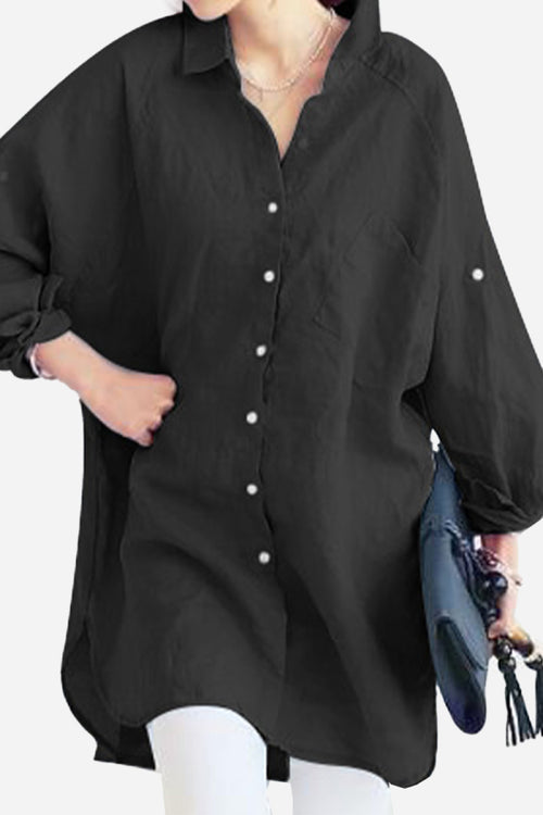 Oversized Linen Shirt - North